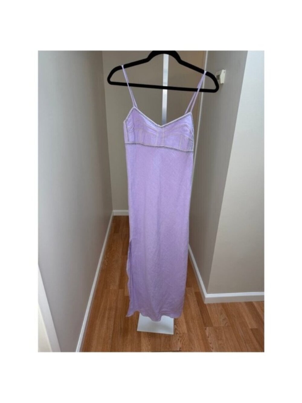 Lilac Slip Dress Nightgown - Women Intimates